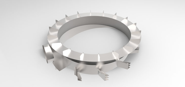 Double Tangential Circulation Gas Distributor Of Gdis Series Double Tangential Circulation